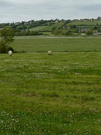Vue du jardin sur la campagne environnante Vue du jardin sur la campagne environnante