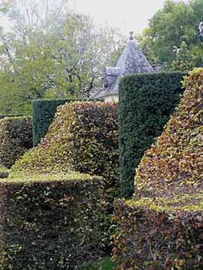 L'allée des charmes et le pavillon de repos L'allée des charmes et le pavillon de repos